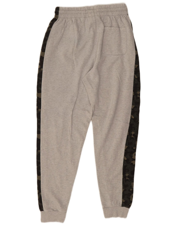 Calça de treino masculina Fila joggers algodão camuflado cinza médio