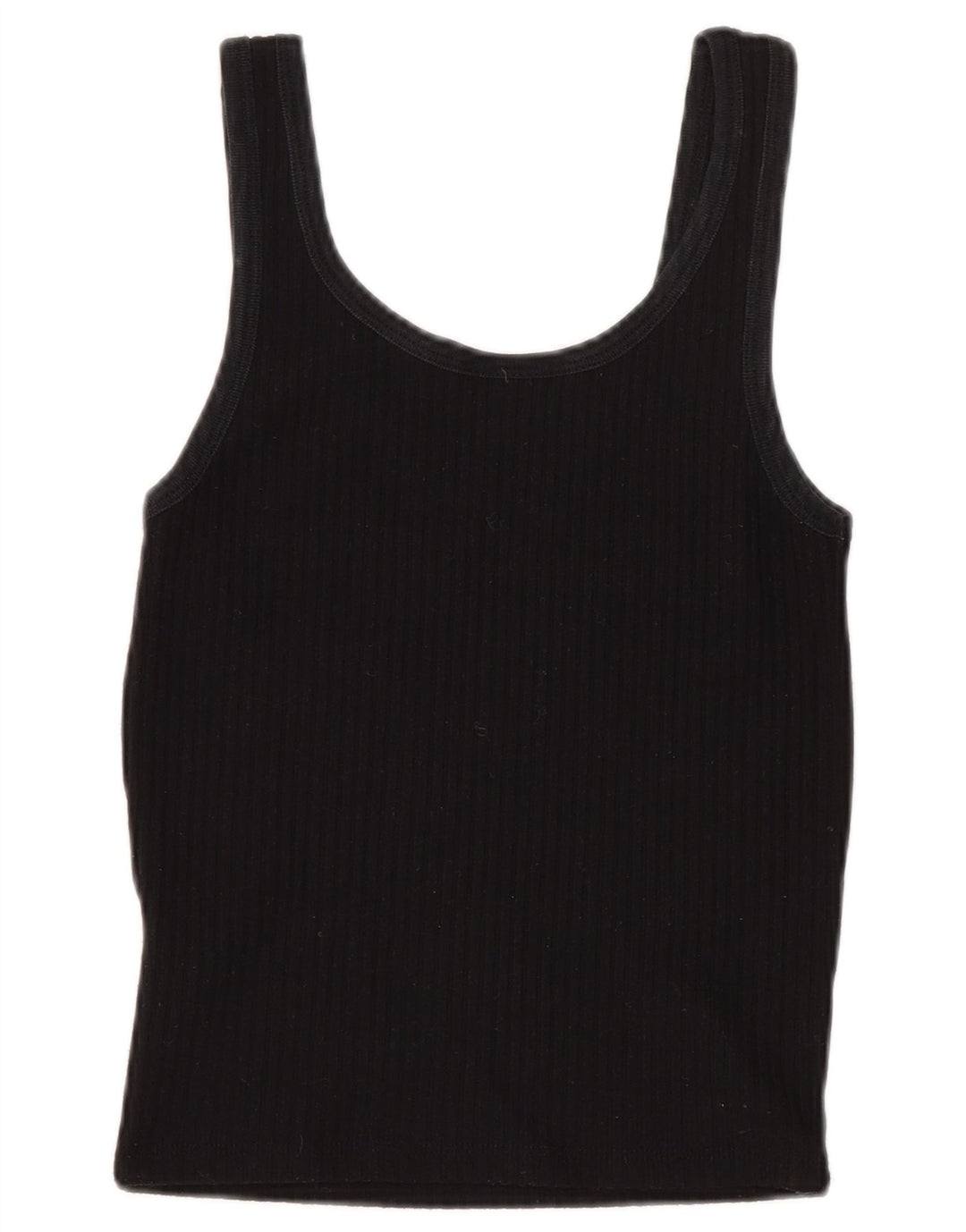 Topshop feminino Cami Top UK 8 pequeno poliéster preto