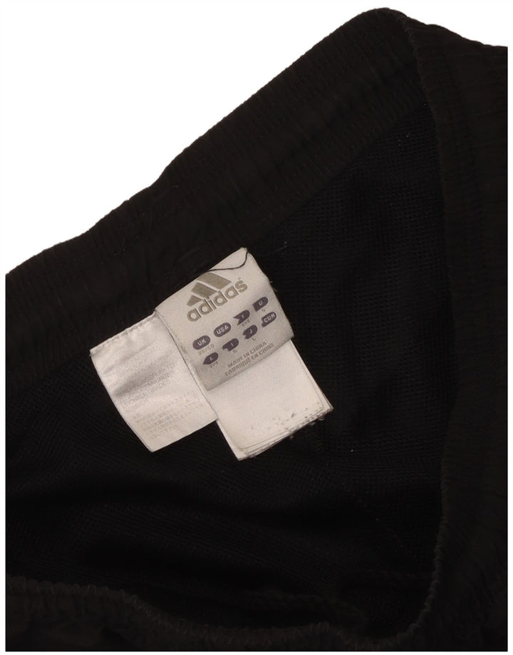 Calça de treino masculina Adidas Joggers UK 38/40 poliéster preto médio