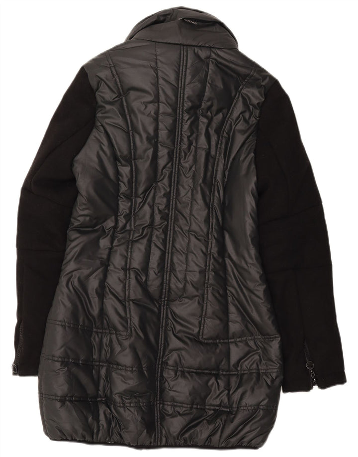 Casaco acolchoado feminino Fornarina UK 10 pequeno poliéster preto