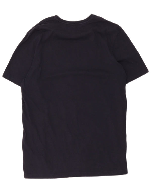 Adidas Mens Graphic T-Shirt Top XL Azul Marinho Algodão