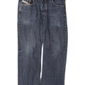 Jeans retos masculinos Diesel W34 L29 algodão azul