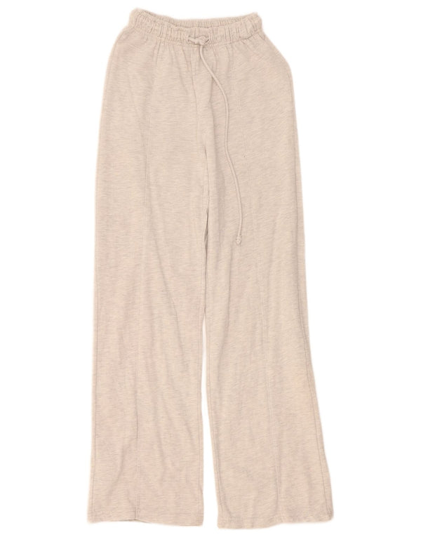 Calça de treino feminina Zara UK 10 pequena cinza