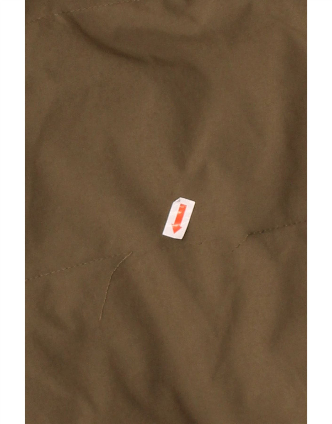 Casaco acolchoado com capuz feminino DKNY UK 14 médio cáqui