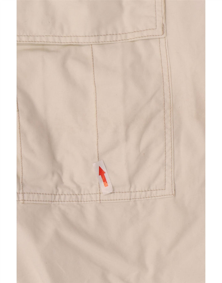 Replay Mens Cargo Shorts W28 Pequeno Branco