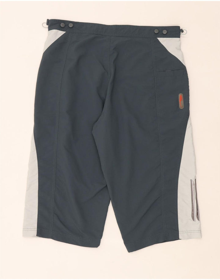 Adidas Mens Bermuda Sport Shorts Médio Azul Colourblock Poliamida