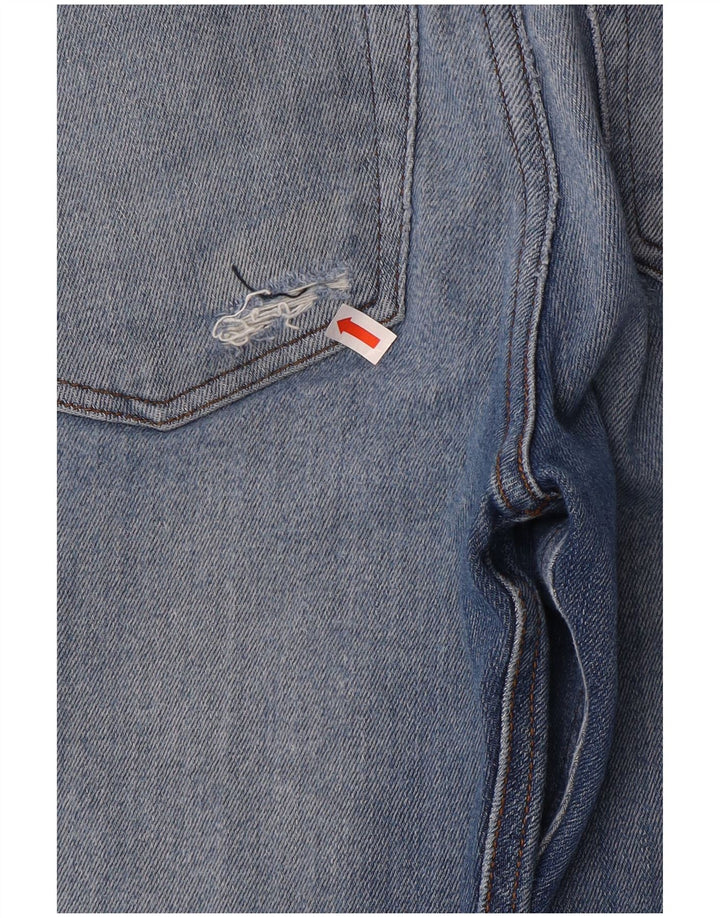 Jeans masculino diesel desgastado slim W32 L32 algodão azul