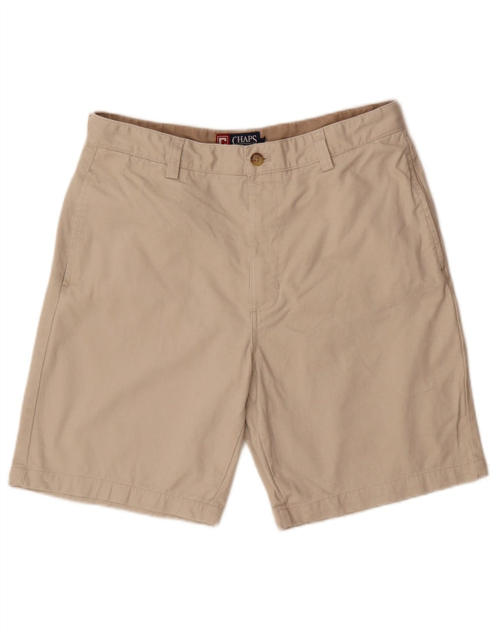 Shorts Chino Masculino Chaps W34 Grande Algodão Bege