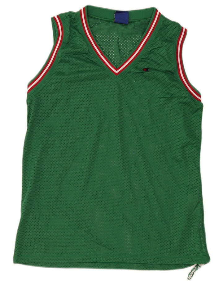 CHAMPION Colete Feminino Top UK 14 Poliéster Verde Médio