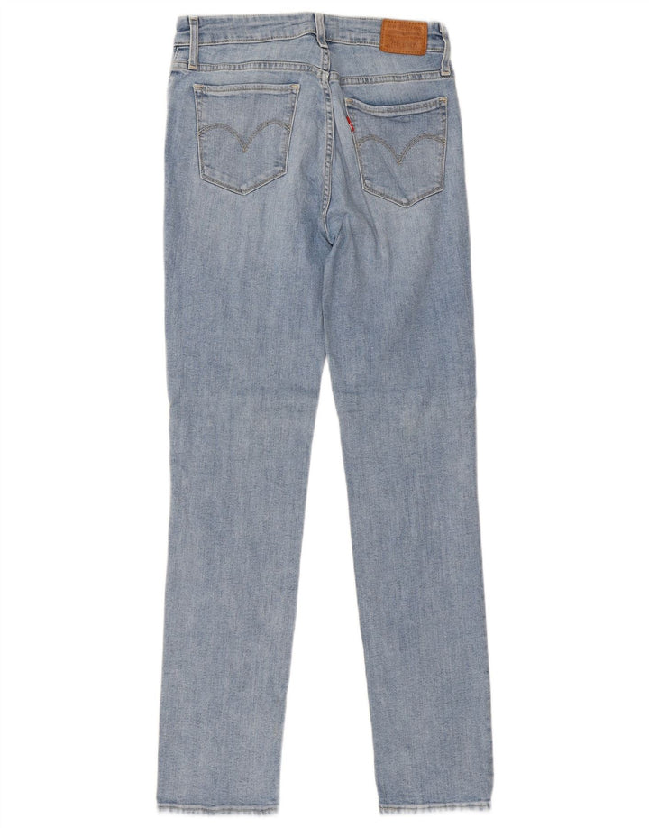 Calça jeans feminina Levi's 712 Slim W28 L30 azul algodão