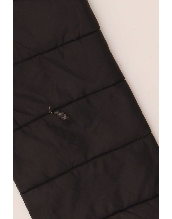 Jaqueta masculina acolchoada com capuz Ellesse UK 36 pequena preta nylon