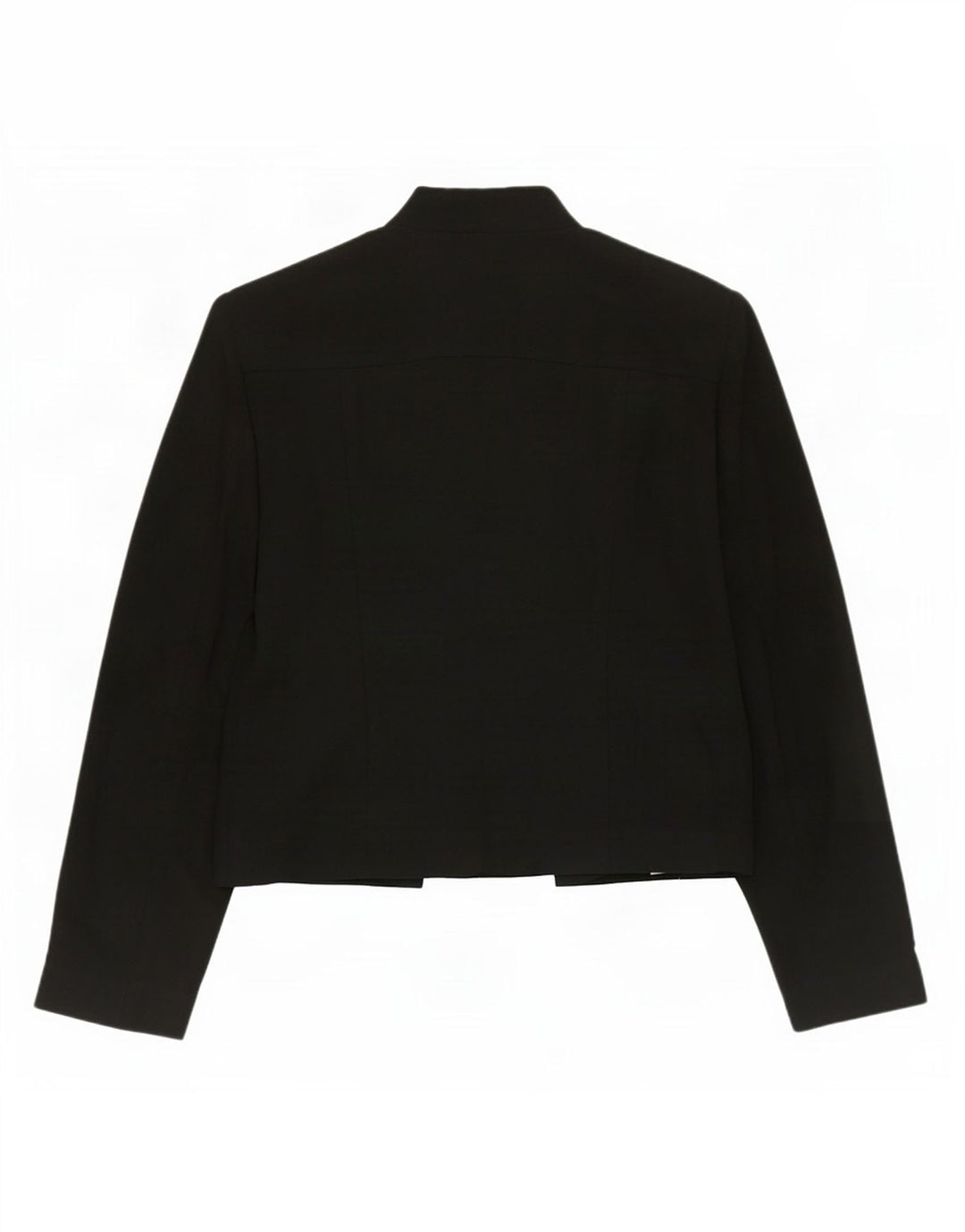 Jaqueta Blazer aberta feminina Marks & Spencer Reino Unido 10 pequena preta