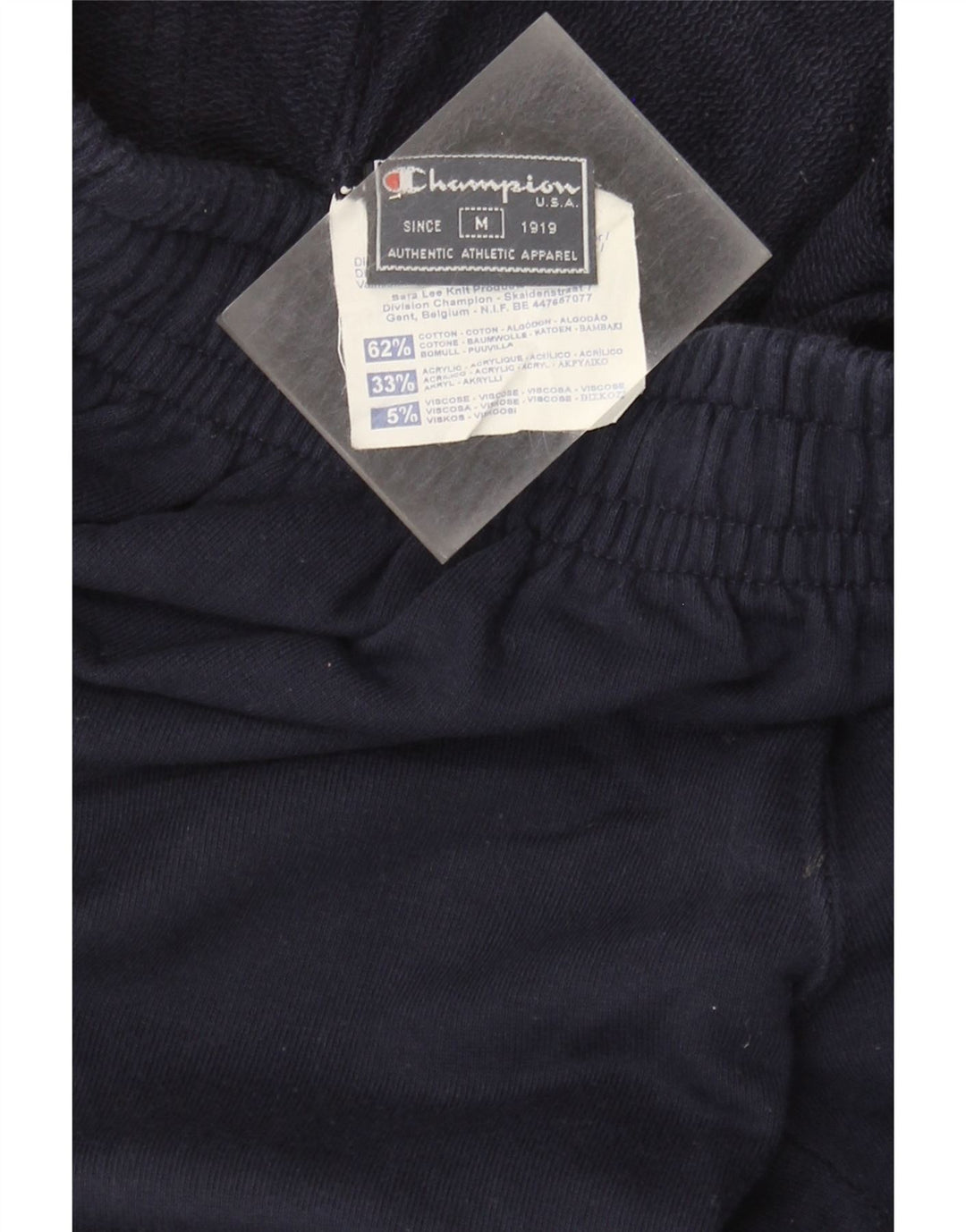 Calça esportiva masculina Champion Joggers médio algodão azul marinho