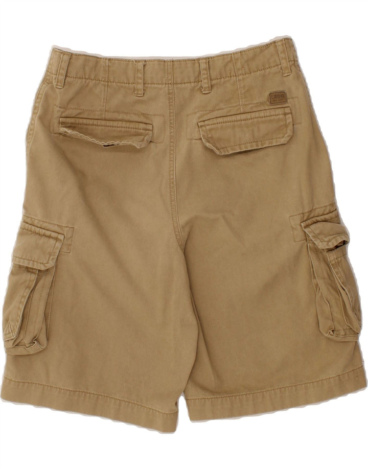 IZOD Mens Cargo Shorts W30 Medium  Beige Cotton Vintage Izod and Second-Hand Izod from Messina Hembry 