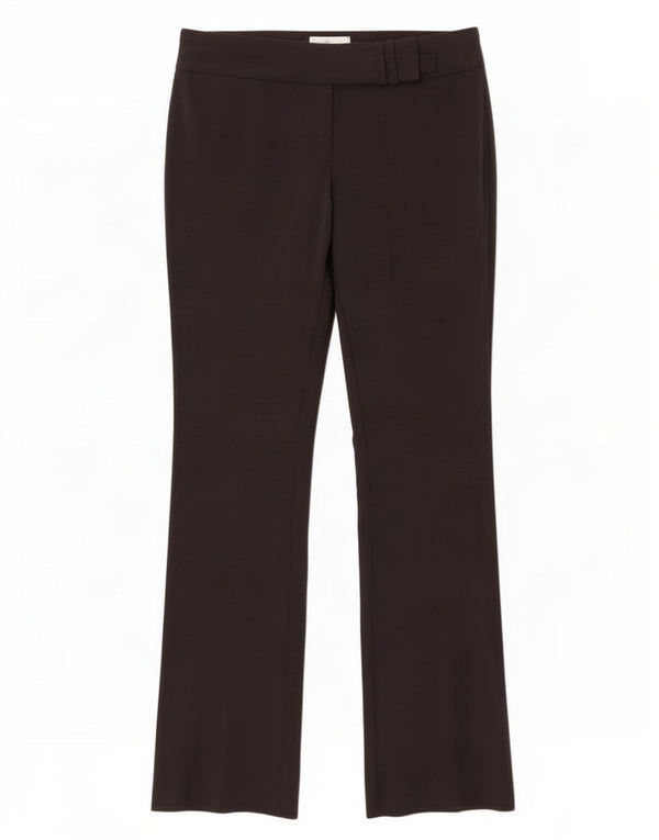Calça feminina Topshop Flare Suit UK 14 Grande W32 L32 Poliéster Preto