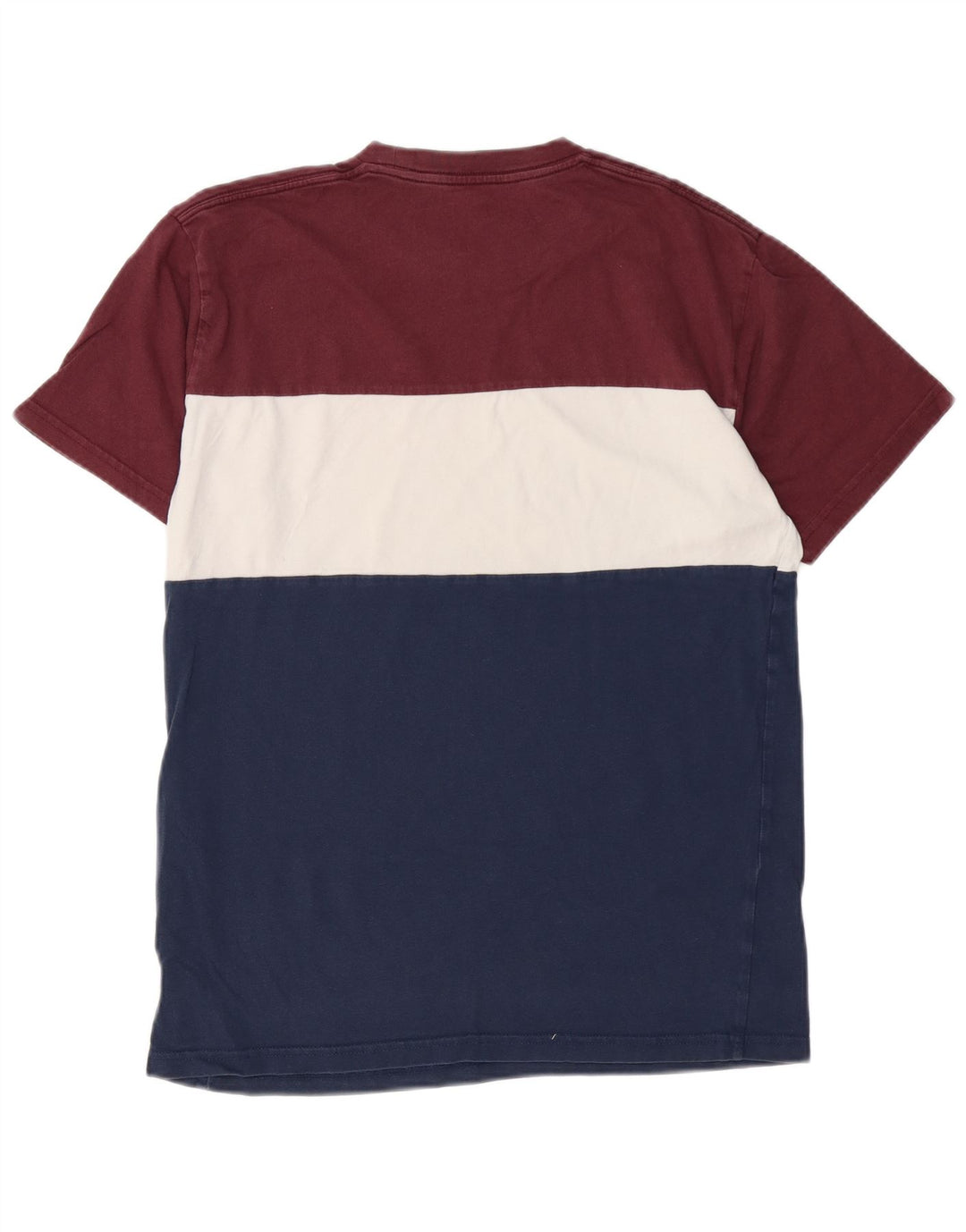 Camiseta masculina gráfica VANS Top médio multicolorido algodão colorblock