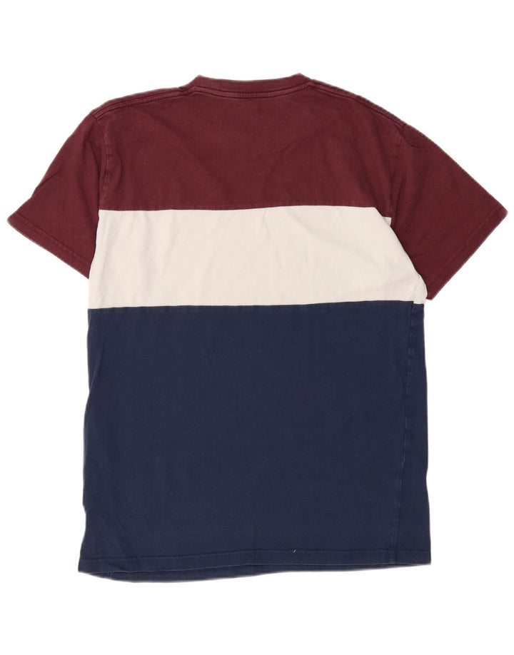 Camiseta masculina gráfica VANS Top médio multicolorido algodão colorblock