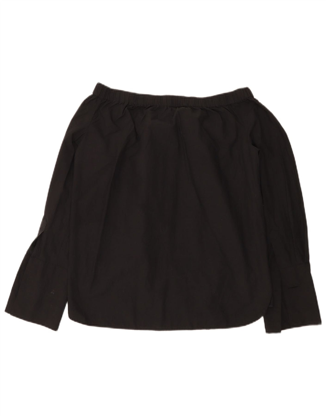 Zara Womens Oversized Off Ombro Top Reino Unido 6 XS Preto