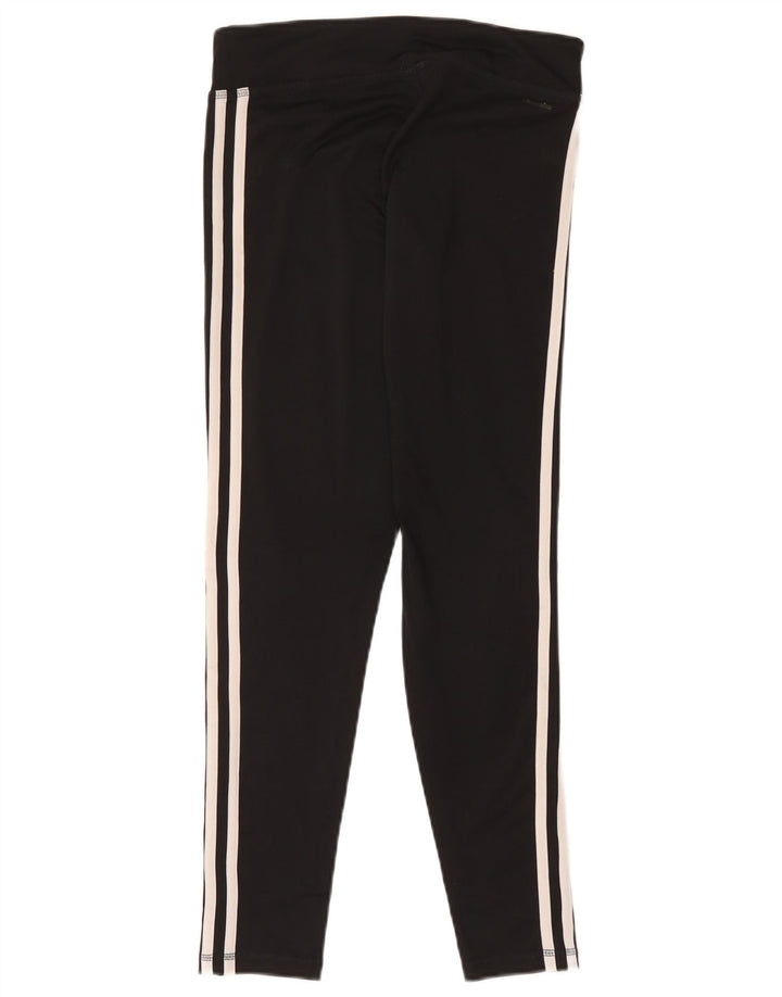 Leggings Adidas Femininas UK 8/10 Pequenas Poliéster Preto