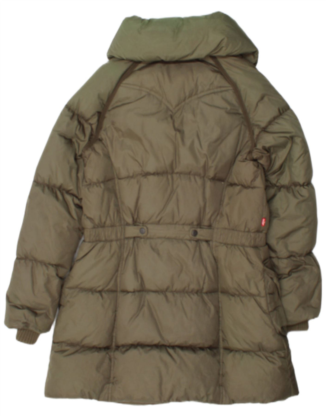 Casaco acolchoado feminino Levi's UK 16 grande nylon verde