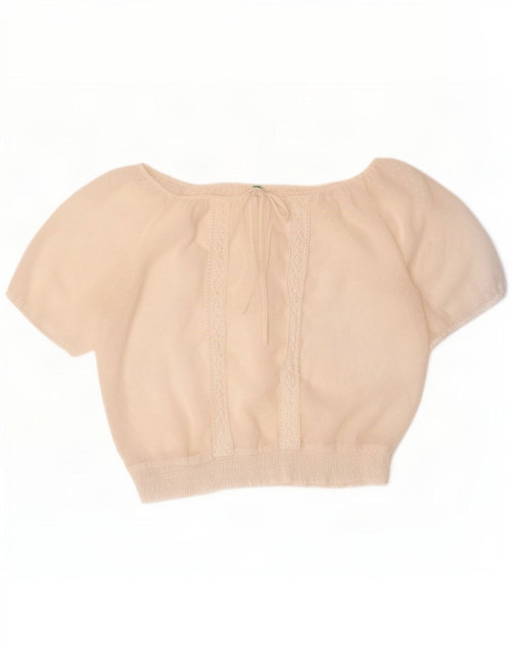 Blusa oversized feminina Benetton UK 16 grande off white