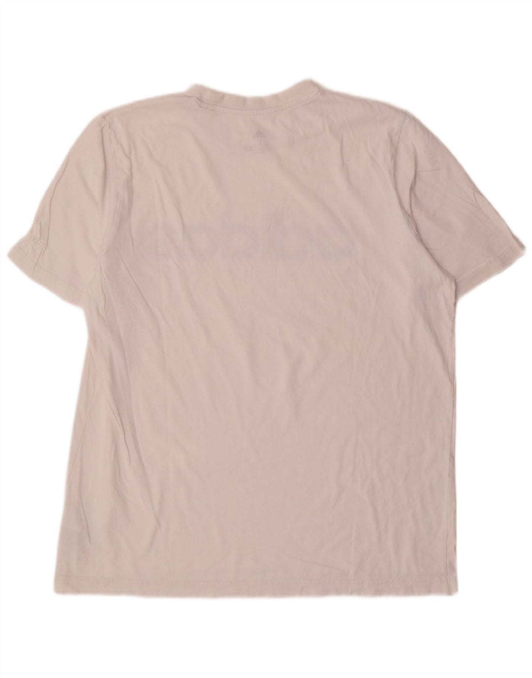 Adidas Mens Graphic T-Shirt Top Grande Algodão Branco