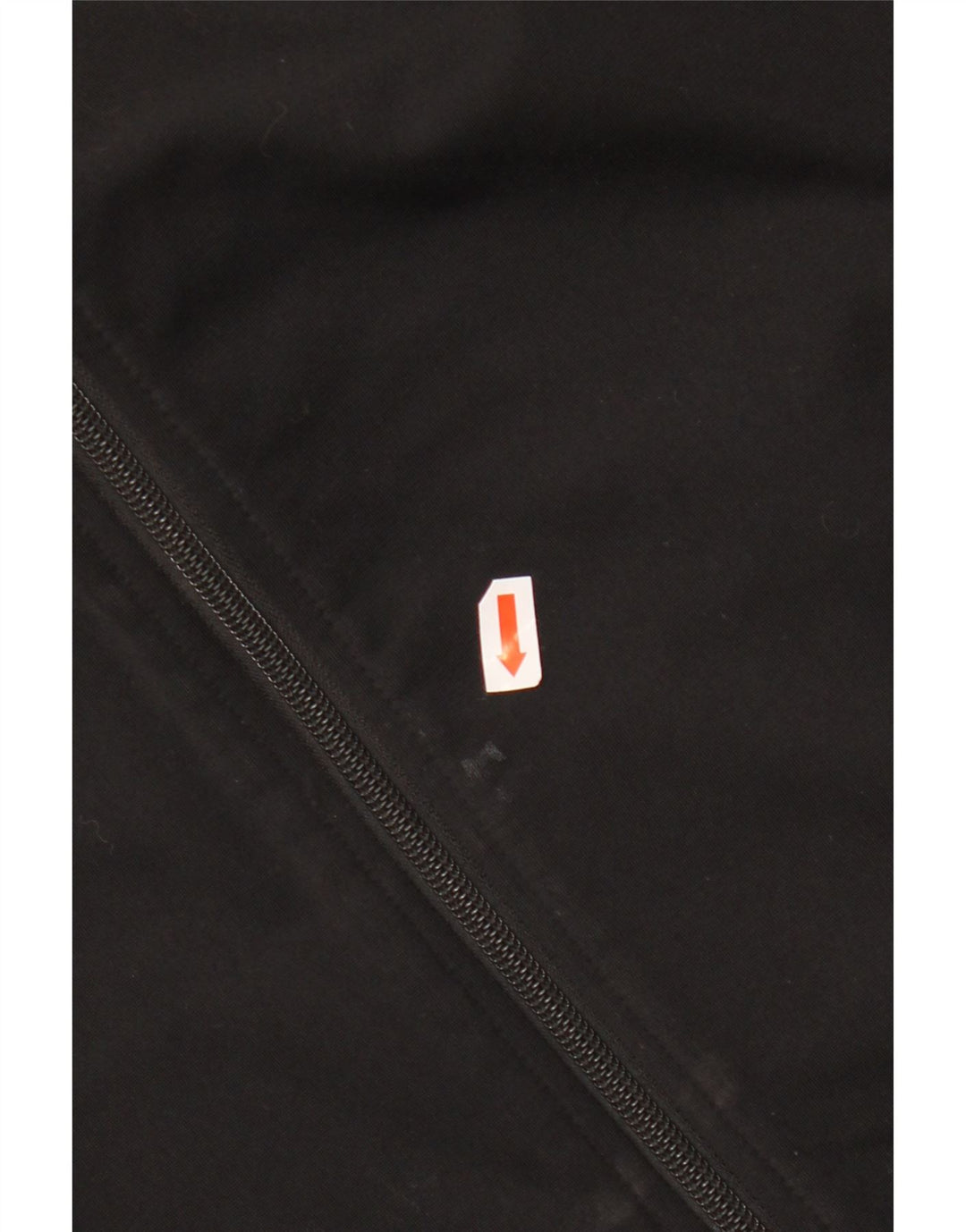 ADIDAS Womens Tracksuit Top Jacket UK 12/14 Médio Preto Poliéster