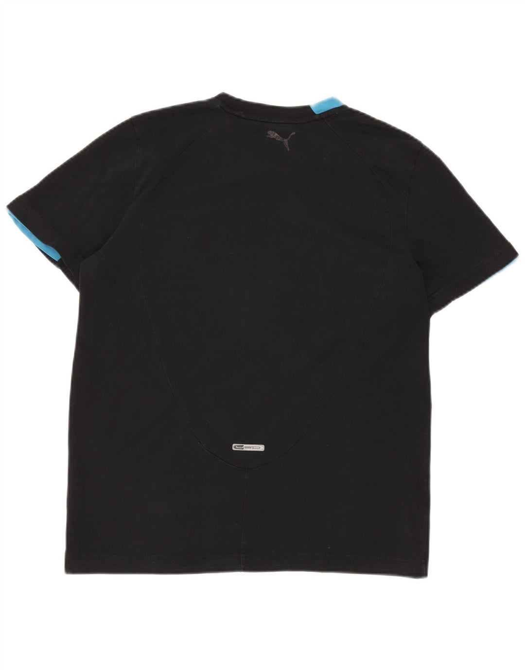 Camiseta masculina PUMA Graphic Top médio algodão preto
