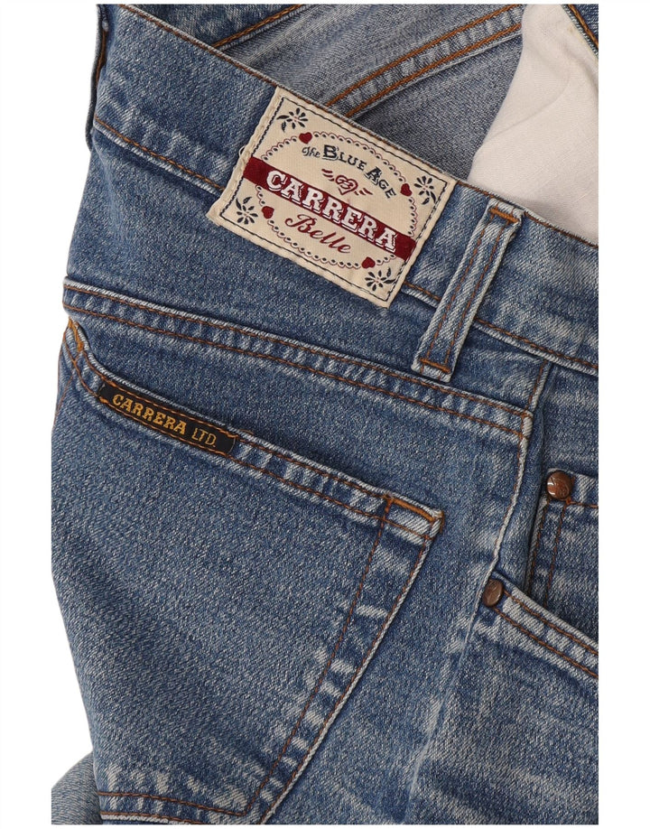 Calça jeans reta feminina Carrera W26 L31 azul