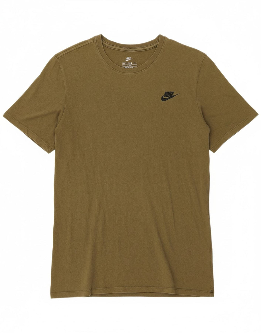Camiseta masculina Nike Athletic Cut Top médio cáqui algodão