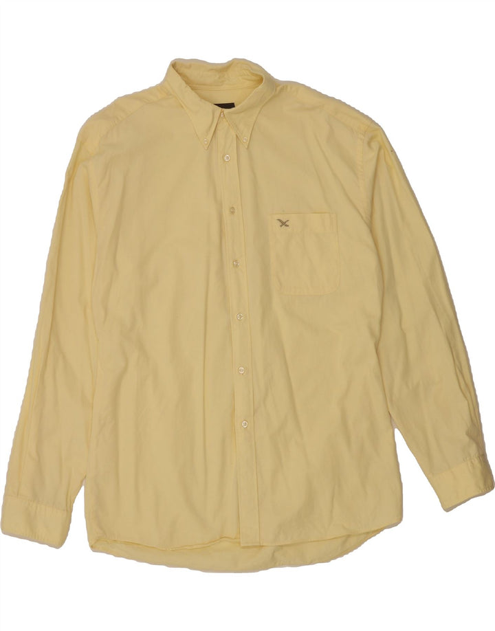 EDDIE BAUER Mens Shirt XL Yellow Cotton Vintage Eddie Bauer and Second-Hand Eddie Bauer from Messina Hembry 
