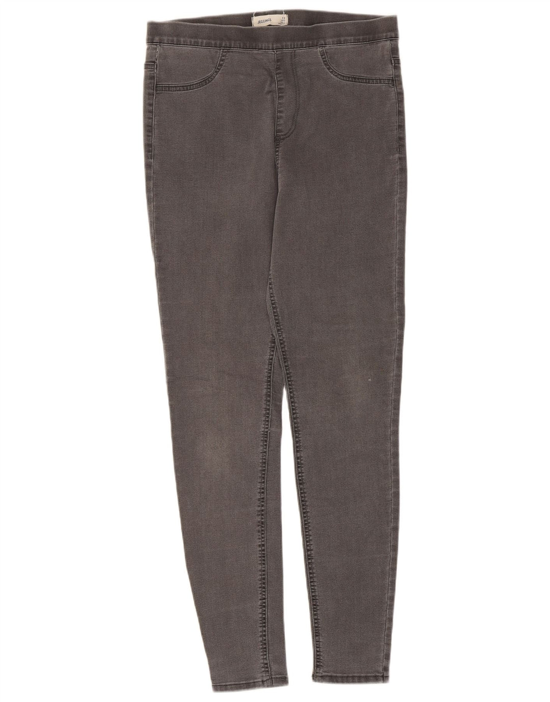 Calça jeans feminina Marks & Spencer UK 12 médio W30 L28 algodão cinza