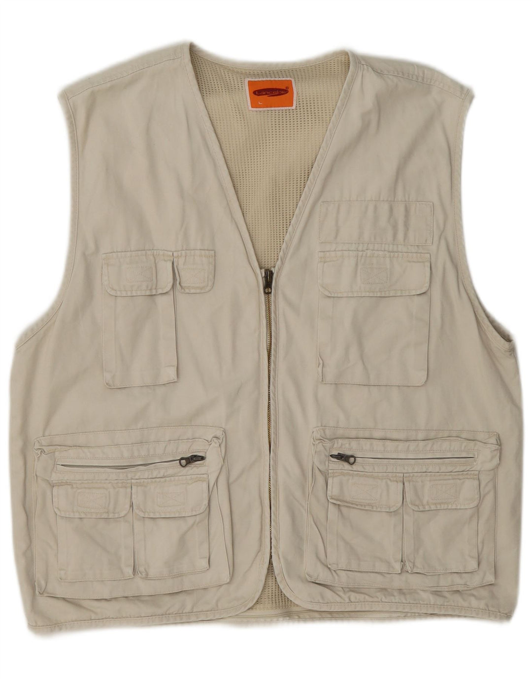 Lancelot Mens Utility Gilet UK 40 Grande Bege