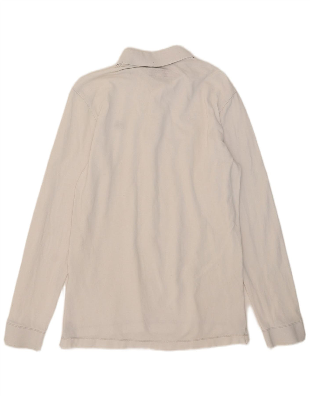 Camisa polo masculina de manga comprida Energie médio branco