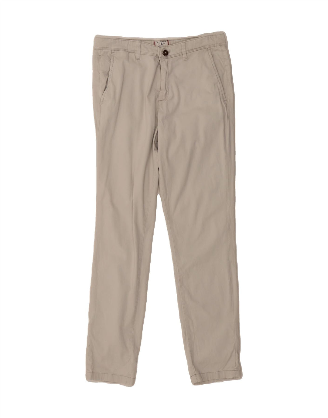 JACK & JONES Mens Slim Chino Trousers W31 L32 Grey Cotton Vintage Jack & Jones and Second-Hand Jack & Jones from Messina Hembry 