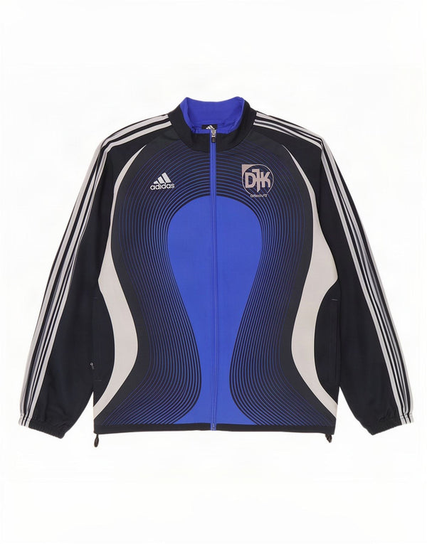 Adidas Mens Tracksuit Top Jacket UK 42/44 Grande Azul Marinho Colorblock