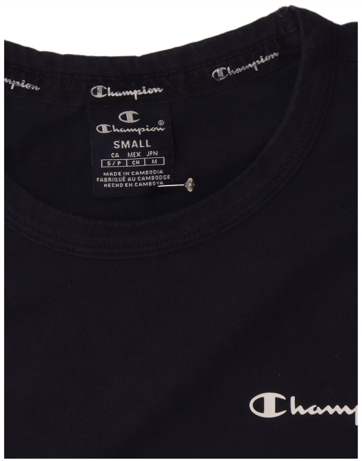 Camiseta masculina Champion pequena azul marinho
