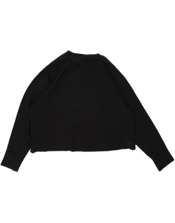 Moletom Nike Dri Fit Crop Oversized Jumper UK 16 Grande Preto