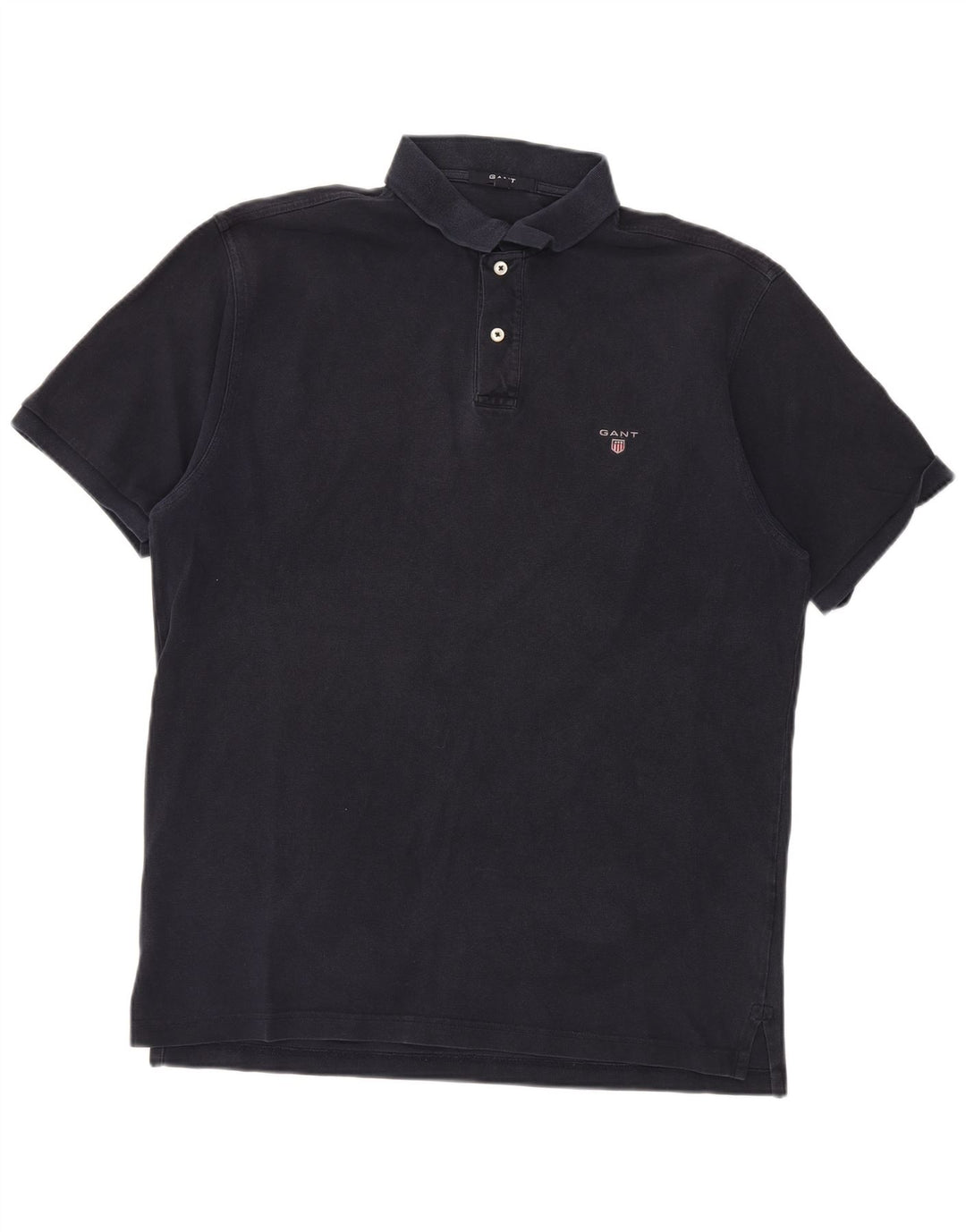 Camisa polo masculina Gant XL azul marinho algodão