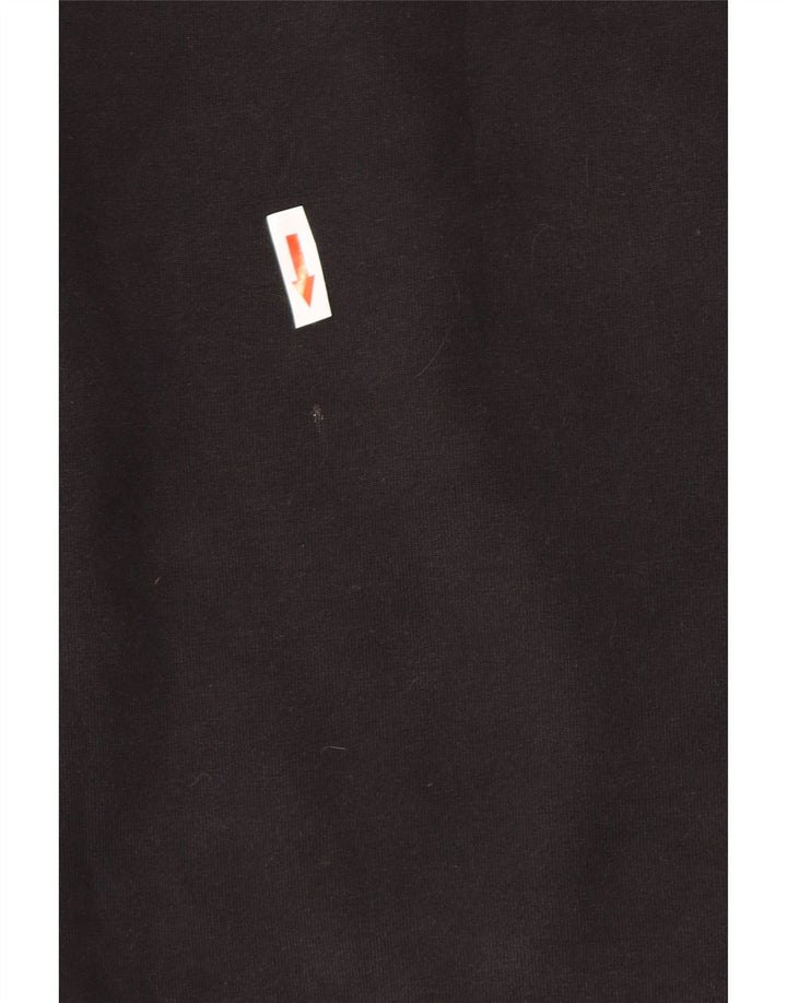 Adidas Mens Moletom Jumper Grande Algodão Preto