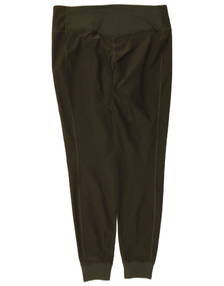 Leggings Nike Dri Fit Femininas UK 14 Grande Poliéster Cáqui