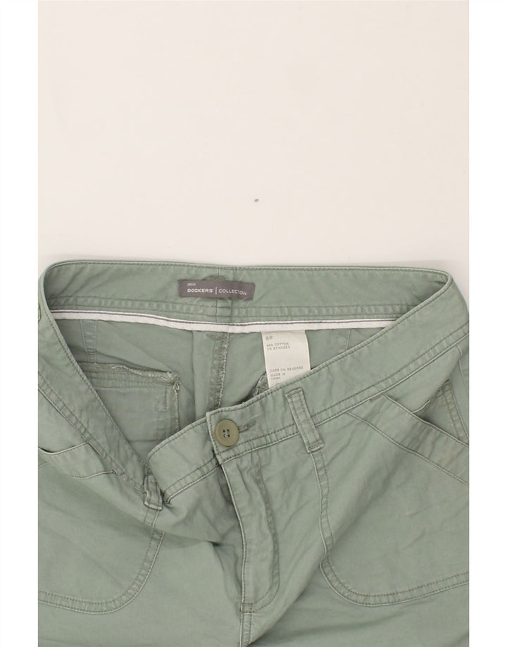 DOCKERS Womens Bermuda Shorts US 6 Medium W32 Green Cotton Vintage Dockers and Second-Hand Dockers from Messina Hembry 