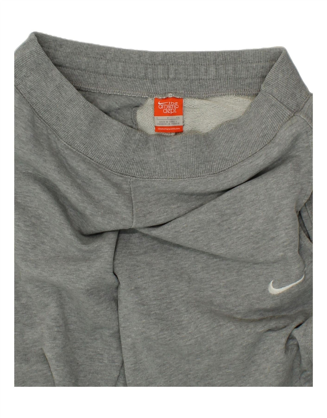 NIKE Mens Tracksuit Trousers Joggers Small Grey Cotton Vintage Nike and Second-Hand Nike from Messina Hembry 