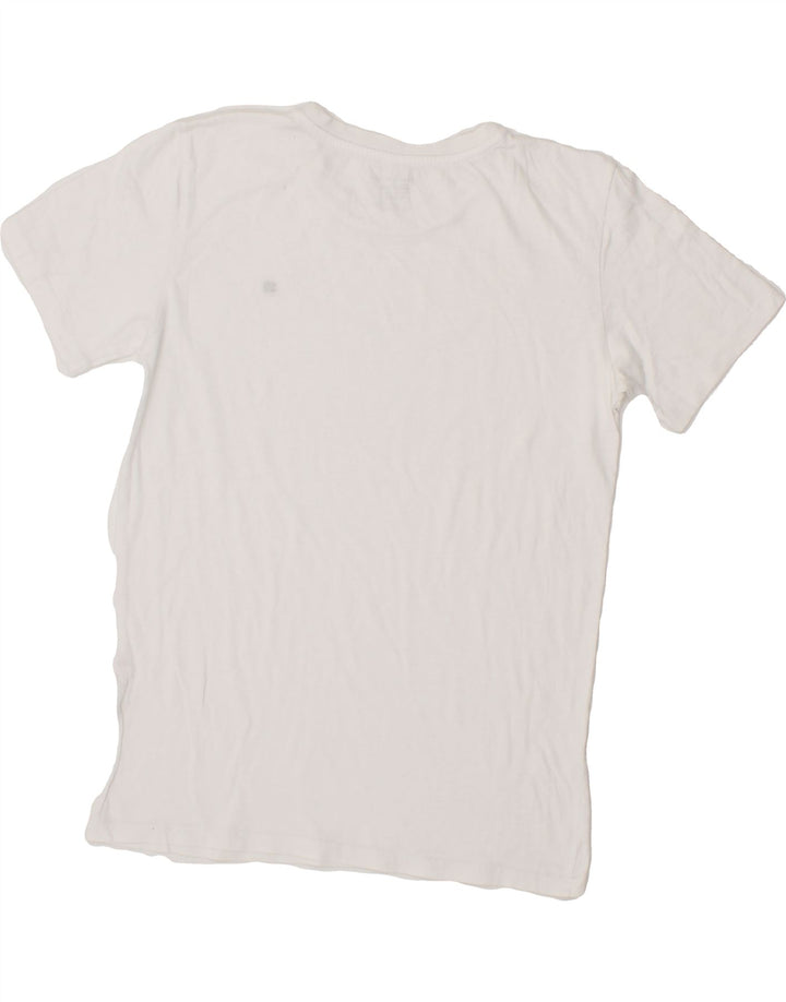 TOMMY HILFIGER Boys T-Shirt Top 10-11 Years White Cotton Vintage Tommy Hilfiger and Second-Hand Tommy Hilfiger from Messina Hembry 