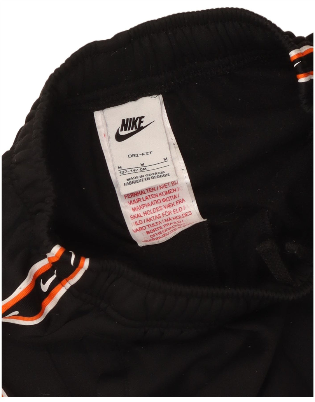 Nike Meninos Dri Fit Calças de treino Joggers 10-11 anos Médio Preto