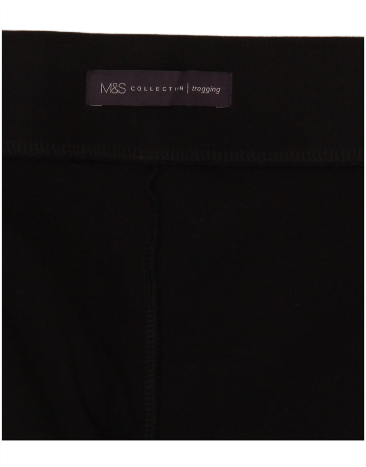Leggings femininas Marks & Spencer UK 14 grandes pretas
