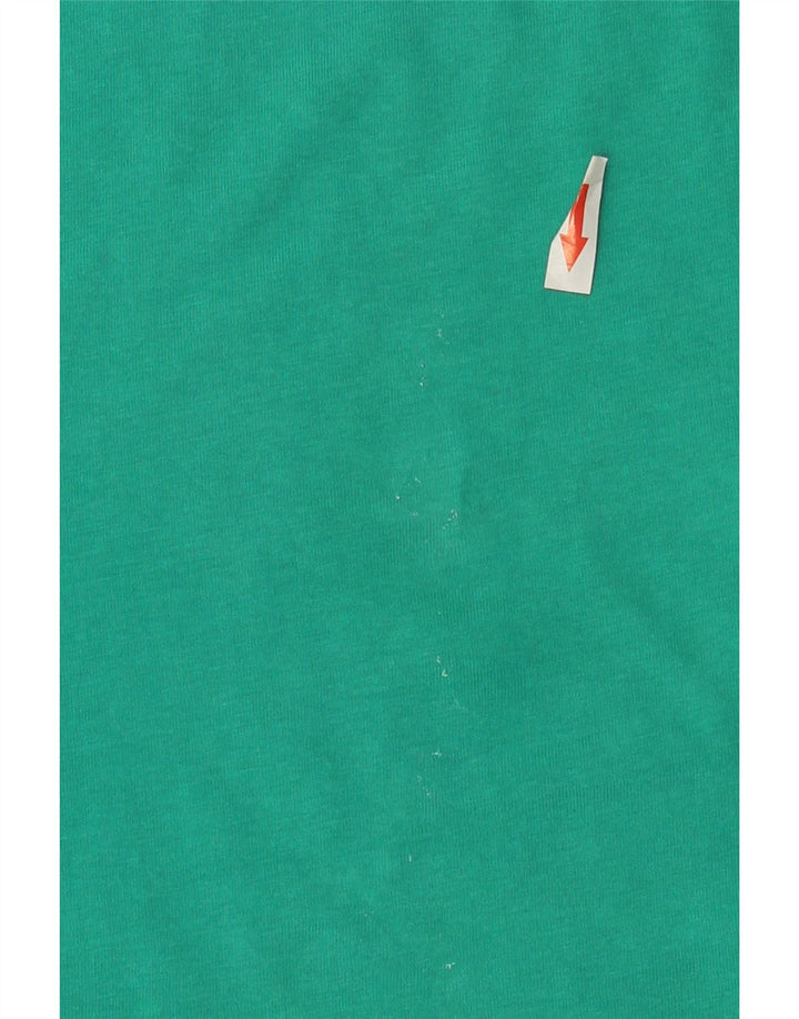 Camiseta masculina ELLESSE Heritage Graphic Top médio algodão turquesa