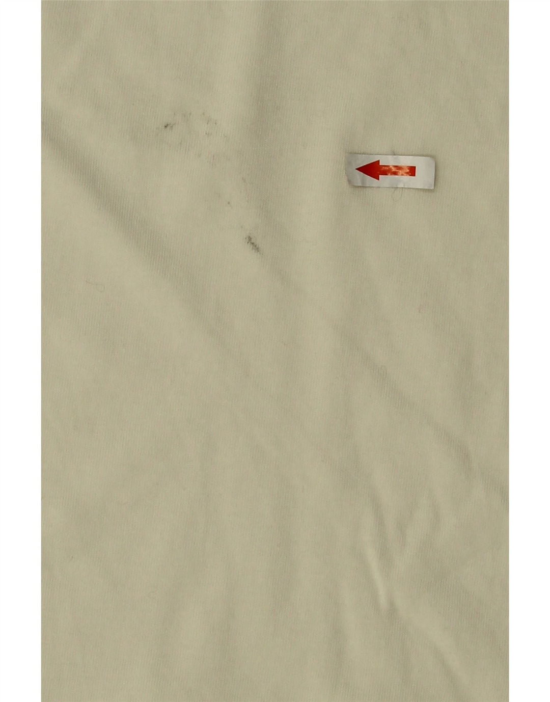 Vans Mens Graphic Top Manga Longa Pequeno Off White Algodão