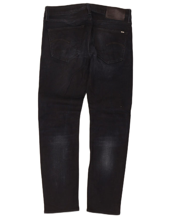 G-Star Masculino Slim Jeans W32 L30 Algodão Preto
