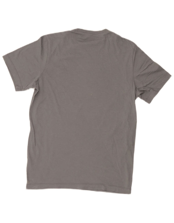 Nike Mens Camiseta Top Pequeno Algodão Cinza